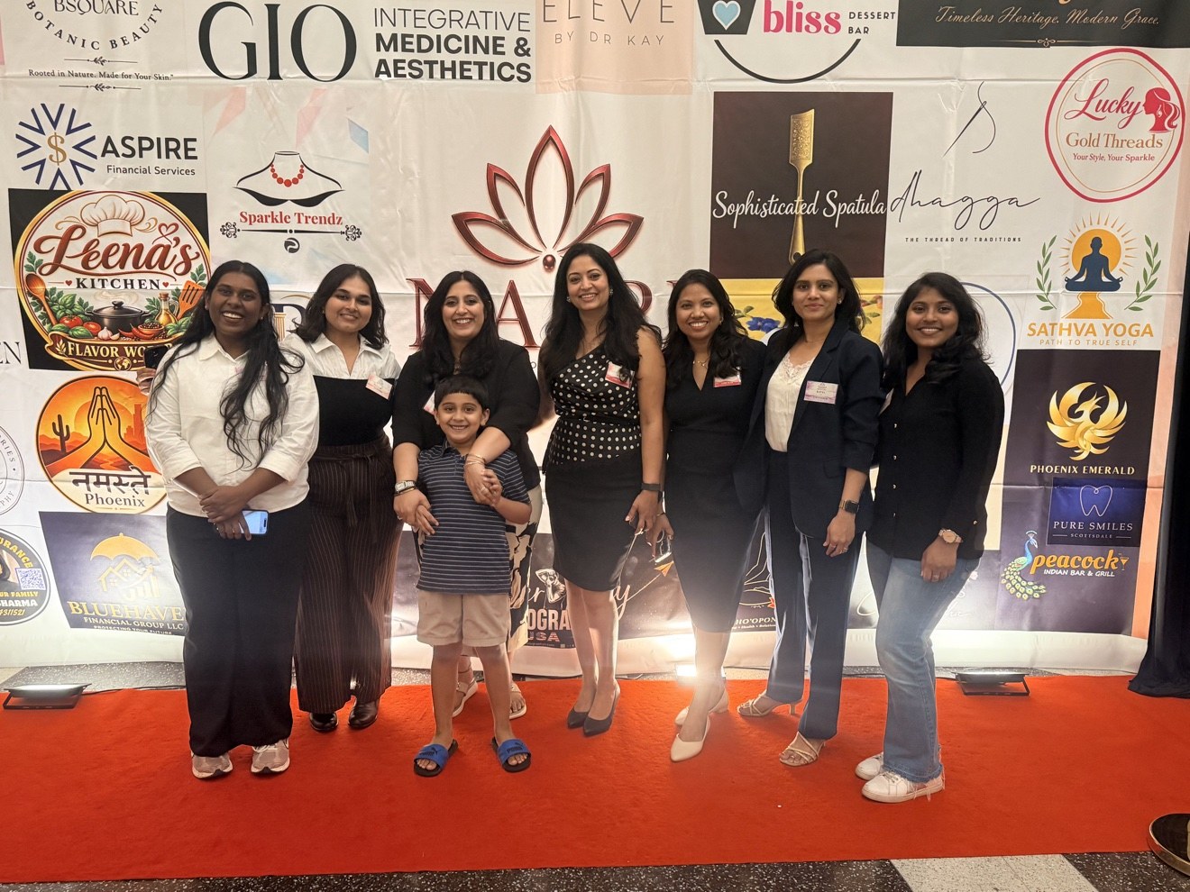 NAARI members gathered together at Rise & Connect