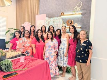 NAARI members gathered together at a community event