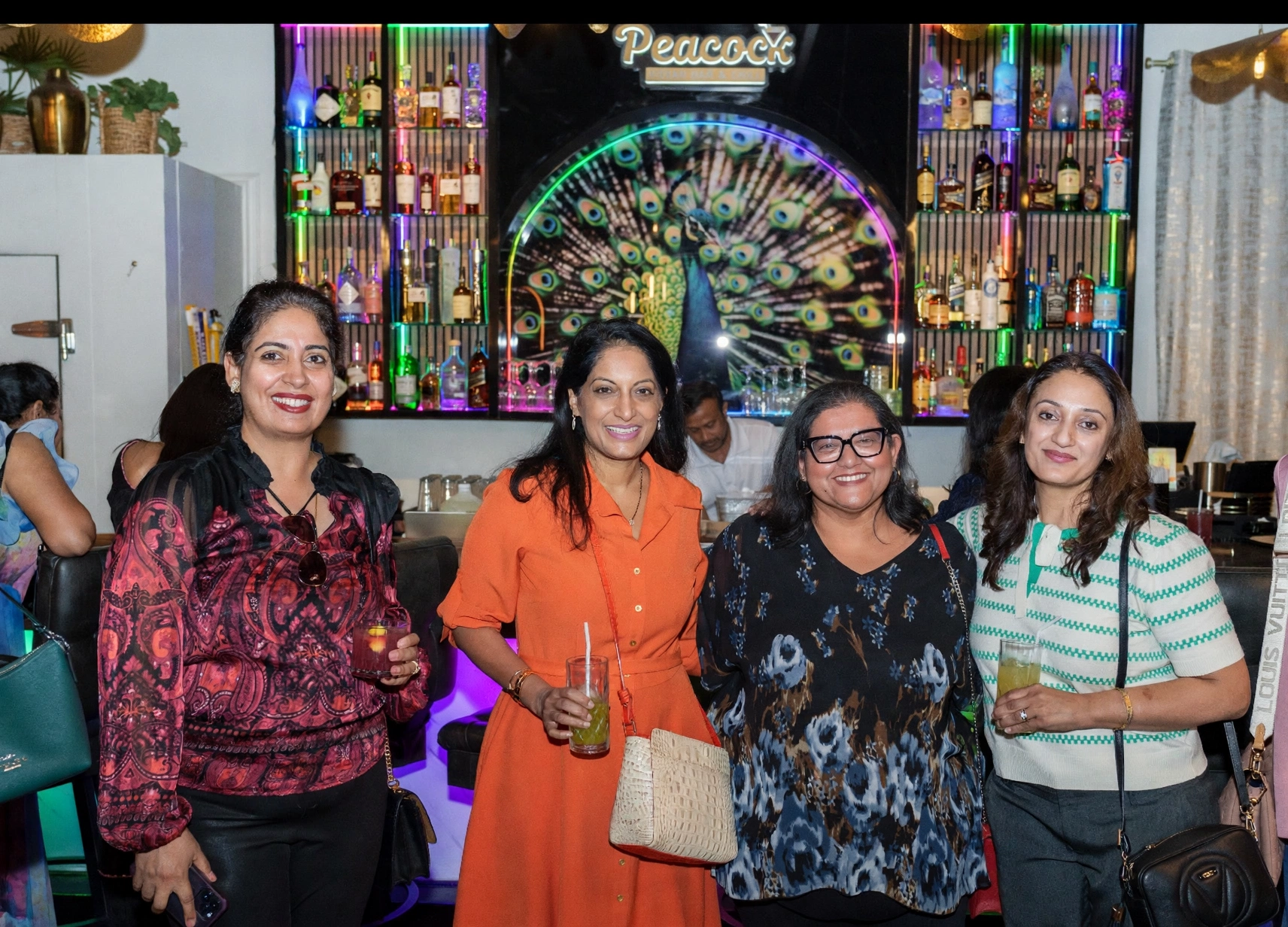 Four members of NAARI's Indian women's community in Scottsdale, Arizona